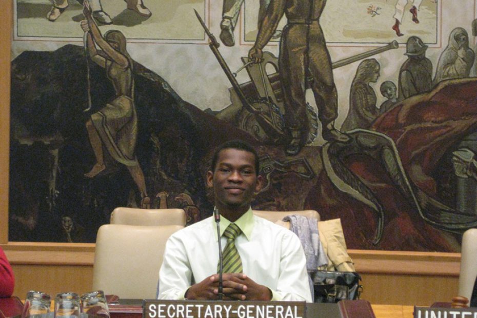 Faith Abiodun at the United Nations Headquarters